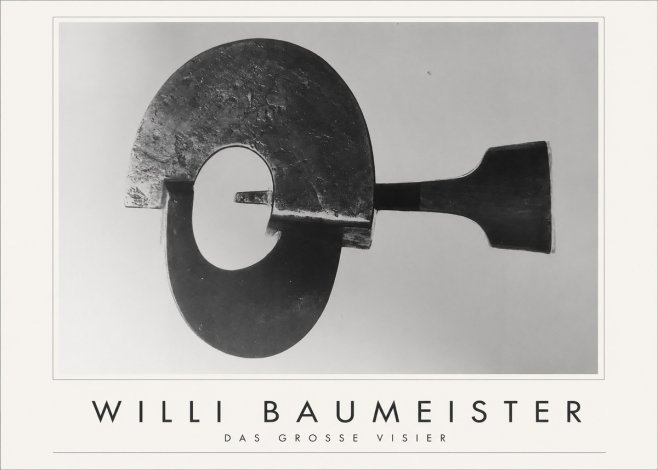 Willi Baumeister Das Grosse Visier No3 - Plakat
